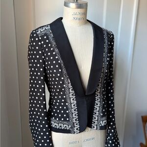 White House Black Market 100% Silk Blazer